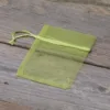 Sacs en organza 7 x 9 cm (SDB) - vert Sacs en organza