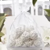 Sac en organza 75 x 100 cm - blanc Sachets à fruits