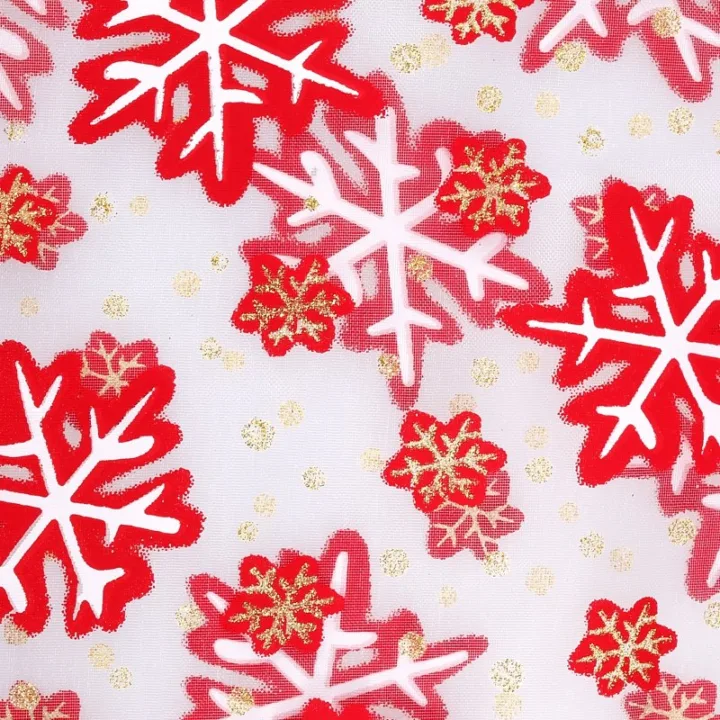 Sacs en organza 8 x 10 cm - Noël / 1 Sacs en organza