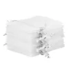 Sacs en organza 8 x 10 cm - blanc Courses et stockage dans la cuisine