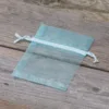 Sacs en organza 8 x 10 cm - bleu ciel Lavande et pot-pourri