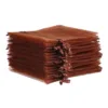 Sacs en organza 8 x 10 cm - marron foncé Lavande et pot-pourri