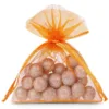 Sacs en organza 8 x 10 cm - orange Sacs orange