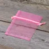 Sacs en organza 8 x 10 cm - rose Petits sachets 8x10 cm