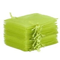Sacs en organza 8 x 10 cm - vert Lavande et pot-pourri