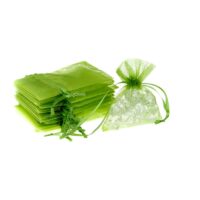 Sacs en organza 8 x 10 cm - vert Petits sachets