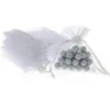 Sacs en organza 9 x 12 cm - blanc Petits sachets