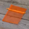 Sacs en organza 9 x 12 cm - orange Lavande et pot-pourri