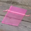 Sacs en organza 9 x 12 cm - rose Sacs d'occasion