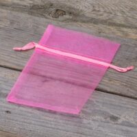 Sacs en organza 9 x 12 cm - rose Sacs d'occasion