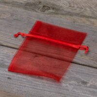 Sacs en organza 9 x 12 cm - rouge Lavande et pot-pourri