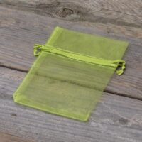 Sacs en organza 9 x 12 cm - vert Lavande et pot-pourri