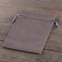 Sacs en velours 10 x 13 cm - argenté Sacs d'occasion