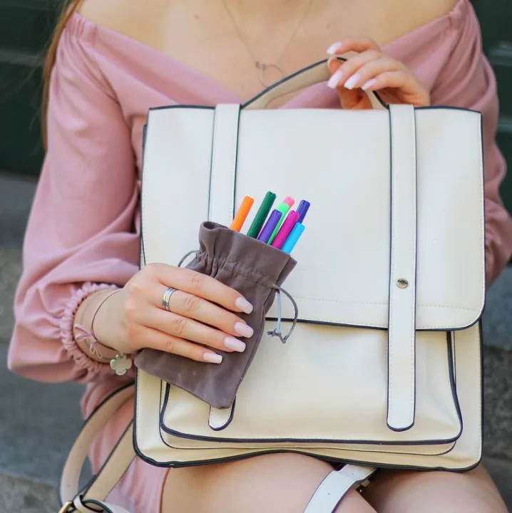 Sacs en velours 10 x 13 cm - argenté Enterrement de vie de jeune fille/ garçon