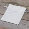 Sacs en velours 10 x 13 cm - blanc Sacs blancs