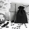 Sacs en velours 12 x 15 cm - noir Moyens sachets