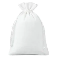 Sacs en velours 18 x 24 cm - blanc Moyens sachets 18x24 cm