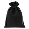 Sacs en velours 18 x 24 cm - noir Moyens sachets 18x24 cm