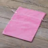 Sacs en velours 18 x 24 cm - rose clair Sacs en velours