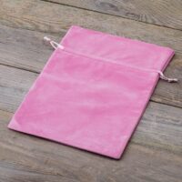 Sacs en velours 18 x 24 cm - rose clair Sacs en velours