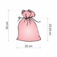 Sacs en velours 22 x 30 cm - noir Sacs en velours