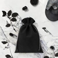 Sacs en velours 22 x 30 cm - noir Vêtements et sous-vêtements
