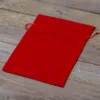 Sacs en velours 22 x 30 cm - rouge Sac de Noël