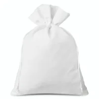 Sacs en velours 26 x 35 cm - blanc Sacs en velours