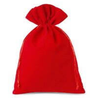 Sacs en velours 26 x 35 cm - rouge Sacs en velours