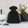 Sacs en velours 8 x 10 cm - noir Petits sachets