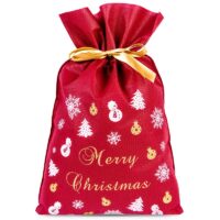 Sacs non tissés 30 x 45 cm avec imprimé de Noël Sac de Noël