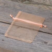 Sacs en organza 8 x 10 cm - saumon Petits sachets 8x10 cm