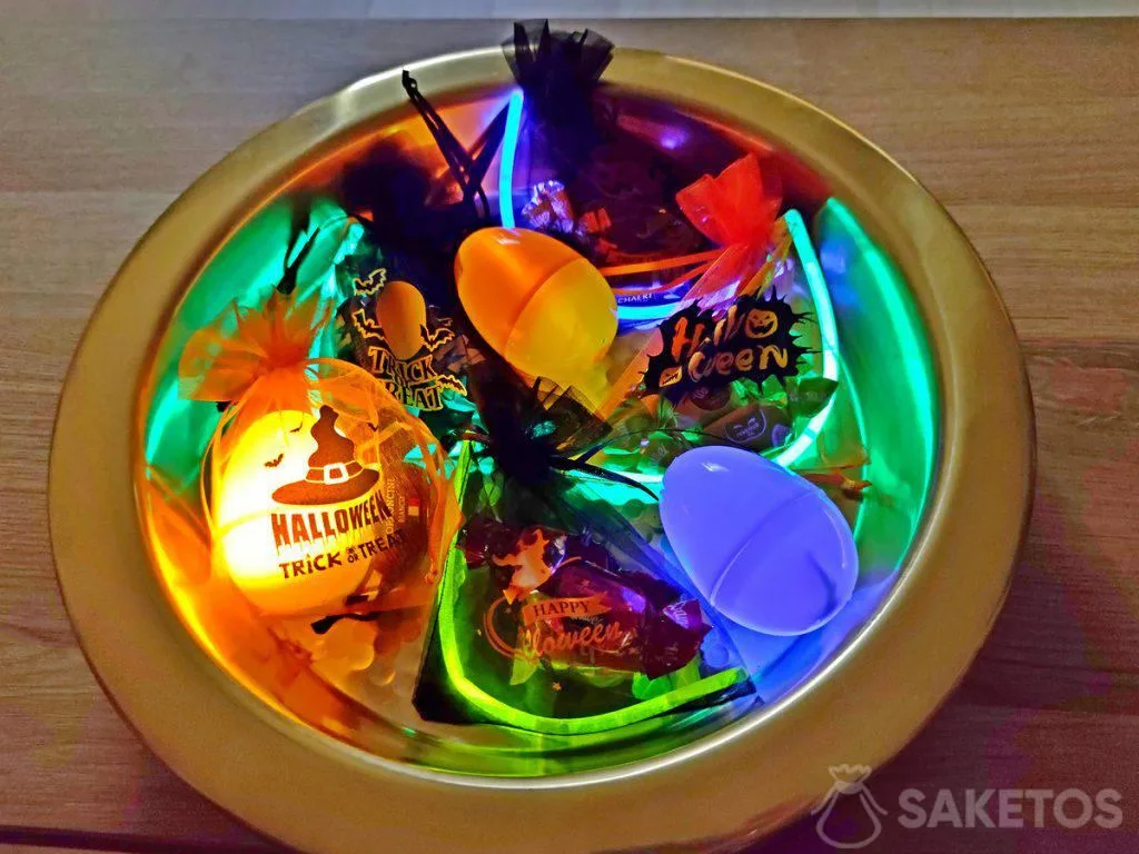 chasse aux bonbons d'Halloween