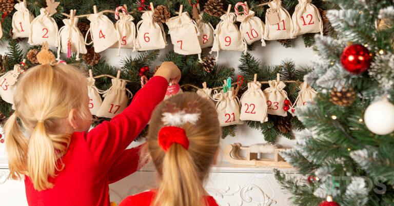 Calendrier de l'avent DIY pour les enfants