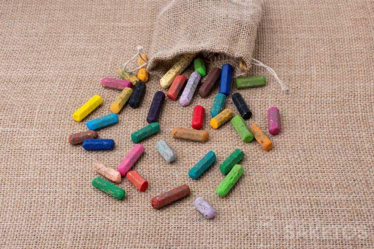 Pochette en jute pour crayons