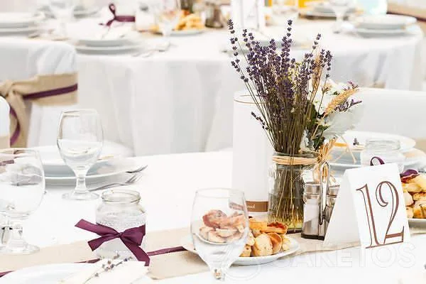 Décorations de mariage à la lavande