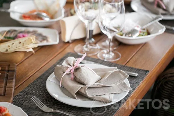 Sacs en lin pour cadeaux, remerciements pour les invités