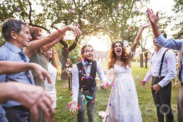 Confettis de mariage