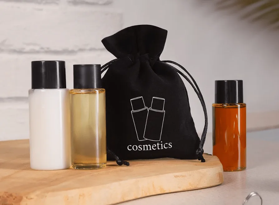 Emballage avec impression du logo de l'entreprise - sacs en tissu avec logo