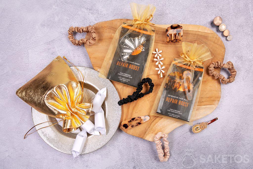 cadeaux pour les clients d'un salon de coiffure
