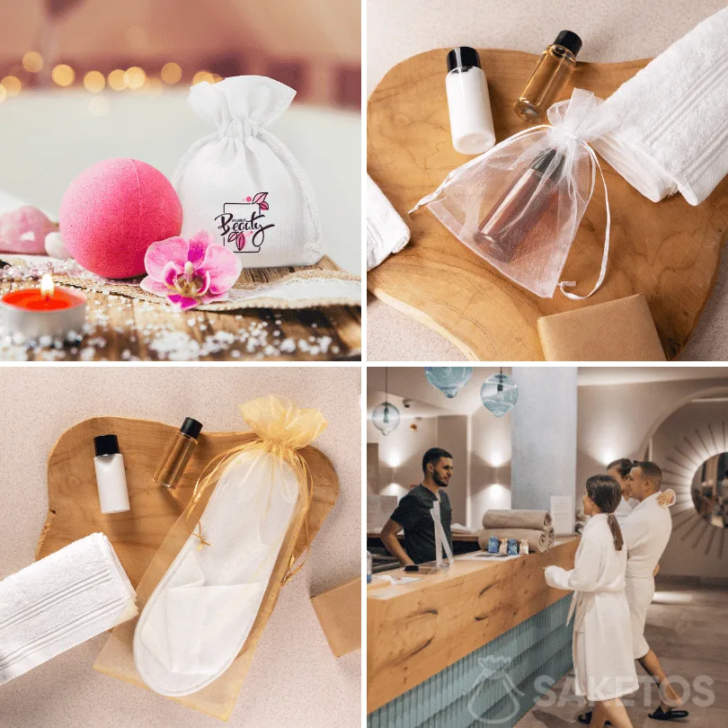 Sachets pour produits cosmiques et accessoires