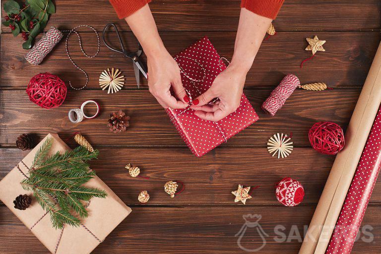 Cadeau de Noël - comment l'emballer