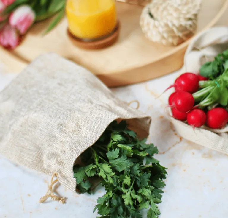 les sacs en tissu comme emballage alimentaire
