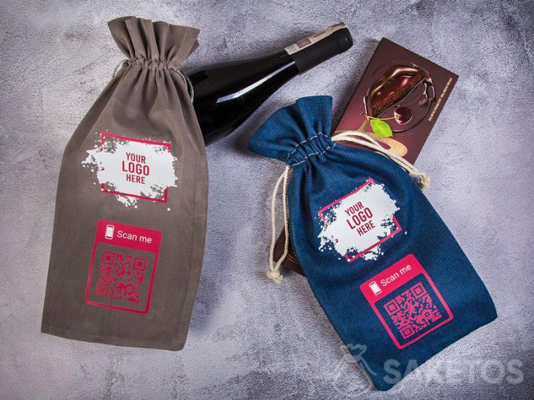 Les pochettes 16x37 cm sont idéales pour une bouteille de vin ou un grand chocolat.