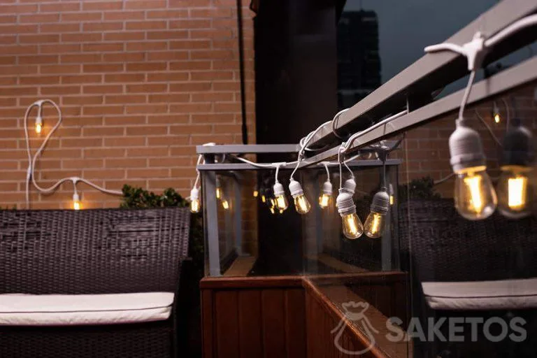 Guirlande lumineuse pour le balcon