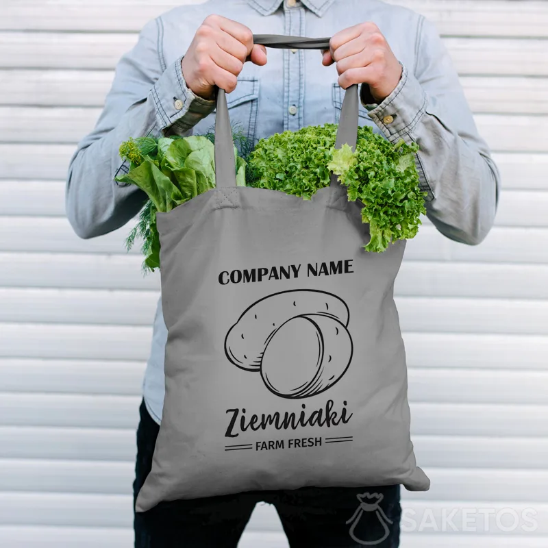 Sac de course avec le logo de votre entreprise