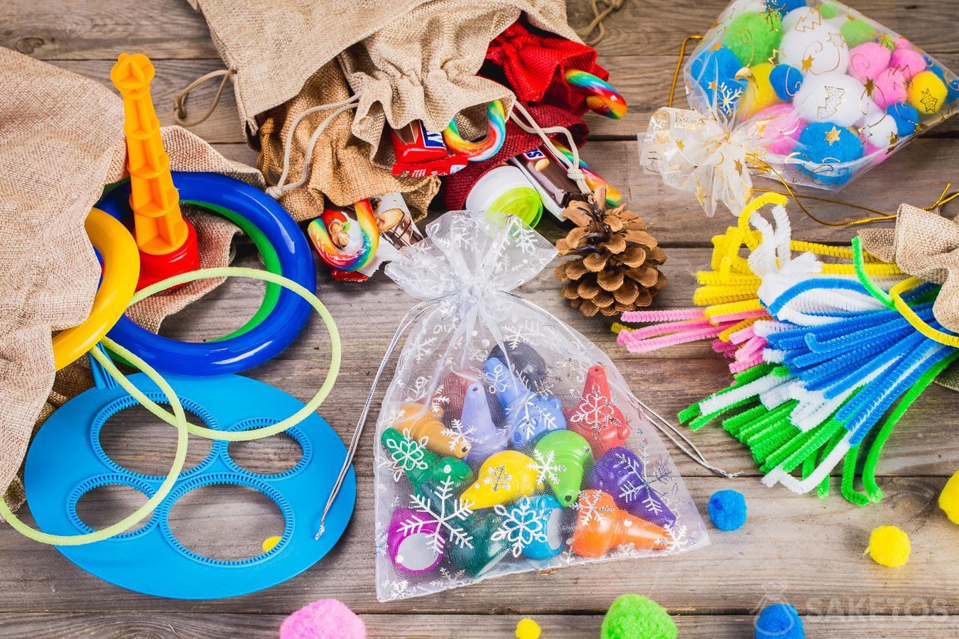 Les sachets sont parfaits pour y stocker des jouets.