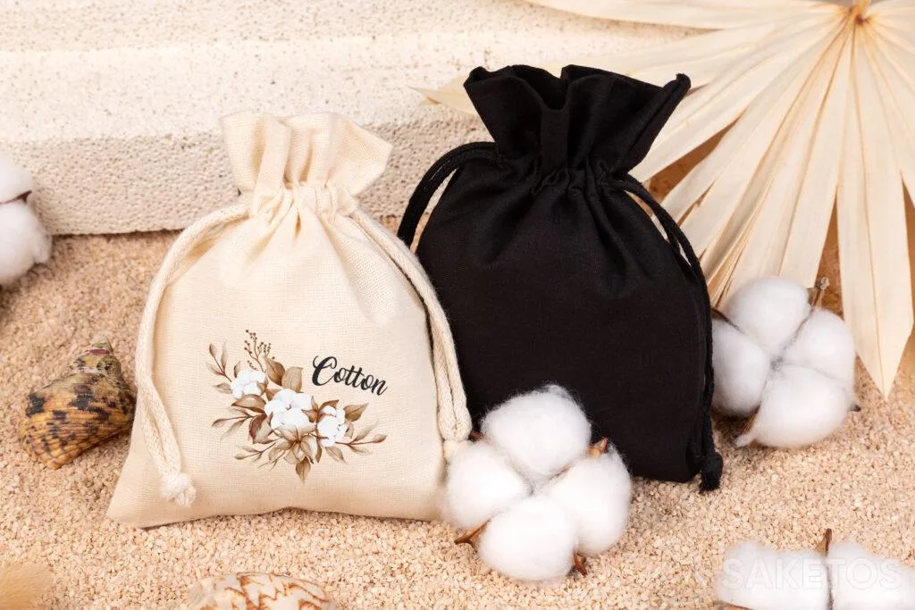 Sachets en coton - emballages durables et écologiques