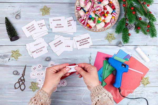 calendrier de l'avent à l'intérieur ? Nous proposons des tâches !