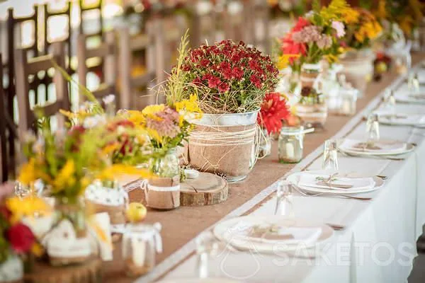 Fleurs sauvages pour un mariage